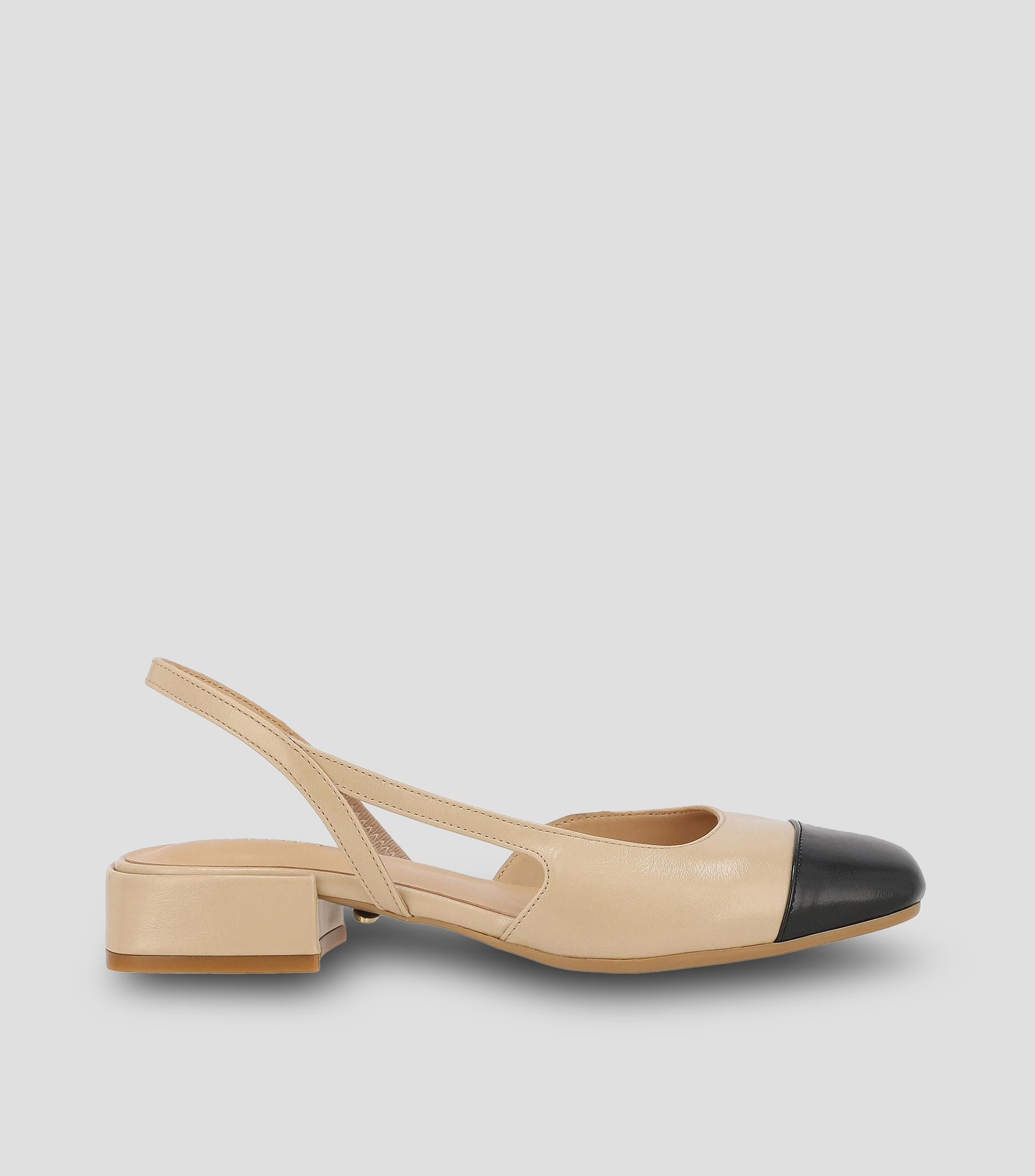 Flats con tacón bajo ancho lisos Mujer